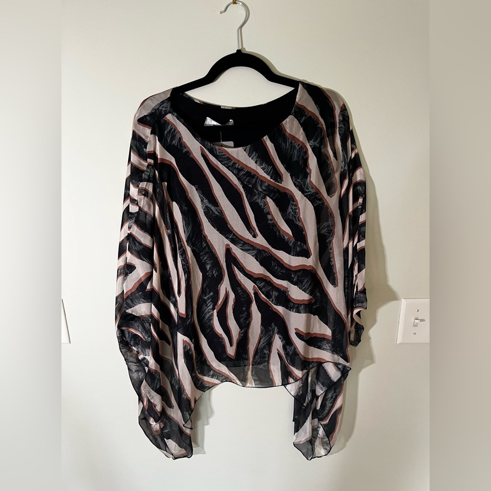 Tina Stephens blouse size OS